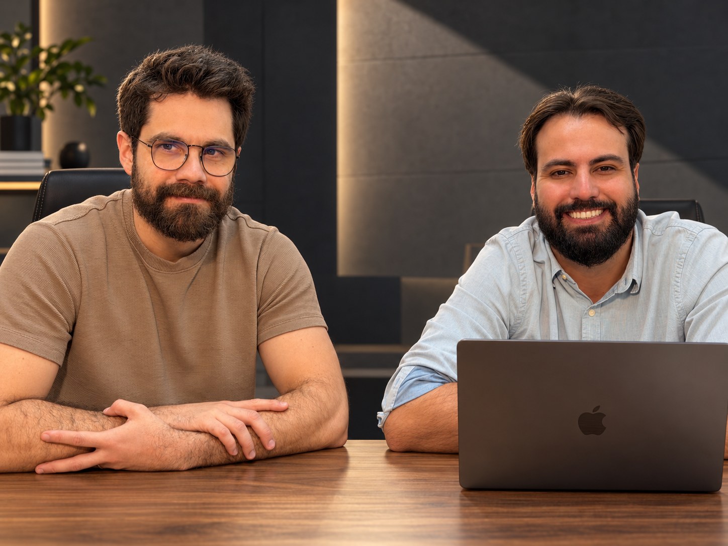Leonardo e Emanuel, sócios da Stratego Digital